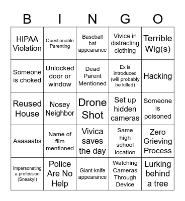 The Wrong Bingo Card