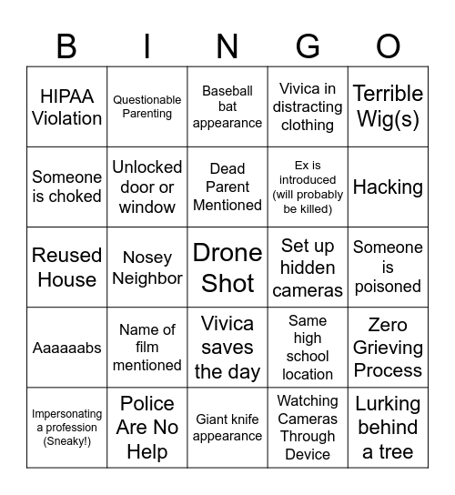 The Wrong Bingo Card