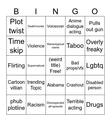 Tomorrows teachings bingo Card