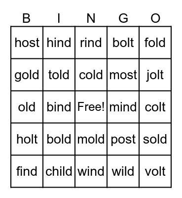 Welded Exceptions Bingo Card
