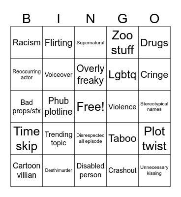 Tomorrows teachings bingo Card