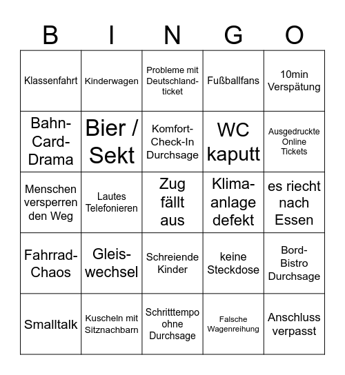 DBingo Card