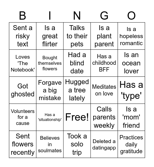 Art and Science of Loving Bingo Card
