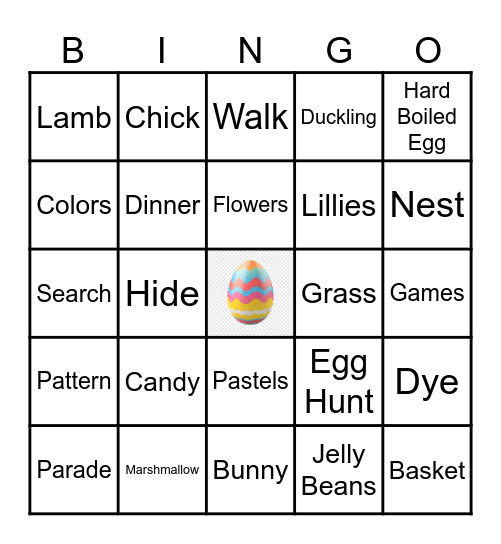 EPIC 2026 Spring BINGO Card