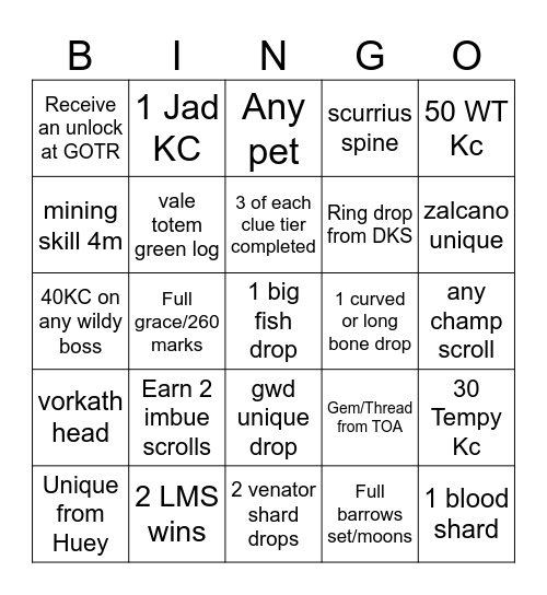 Osrsfinalslots Bingo Card