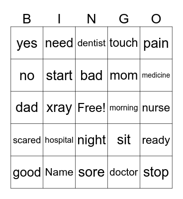 ASL Bingo Card