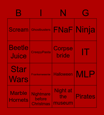 AAAAAAAAAAAAAAAAAAAA Bingo Card