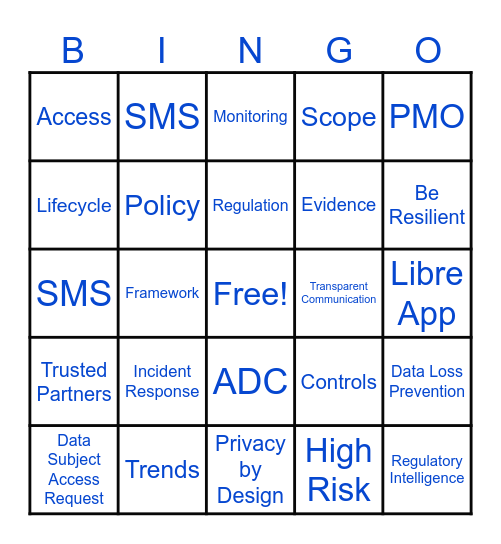 Cyber BINGO Card