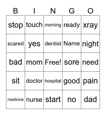 ASL Bingo Card