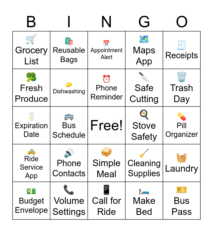 Bingo Blitz Bingo Card