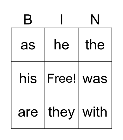 Red Group Bingo Card
