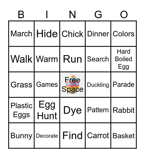 EPIC 2026 Spring BINGO Card