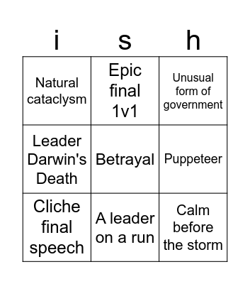 Minecraft Civilization Bingo Card