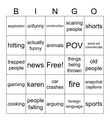 YLYL BINGO Card