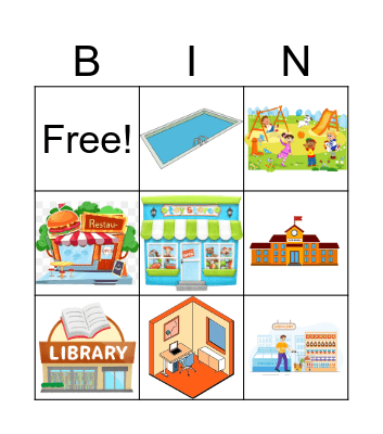 HERE AND THERE Bingo Card