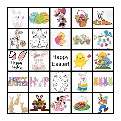 Bingo de Pascua Bingo Card