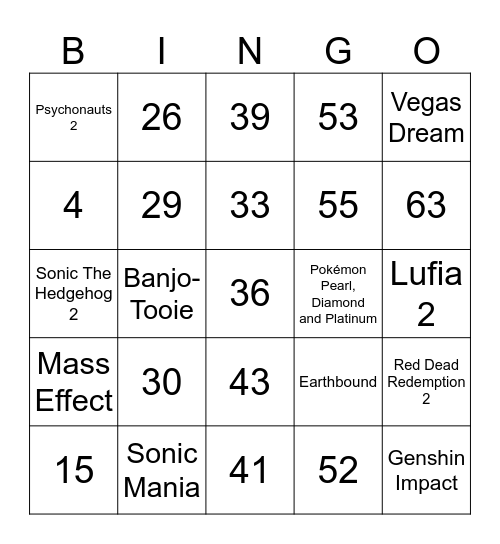Turtle's GAMBLING Bingo [Round 1] Bingo Card