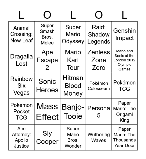 Zekrom Round 1 (Gambling Bingo) Bingo Card