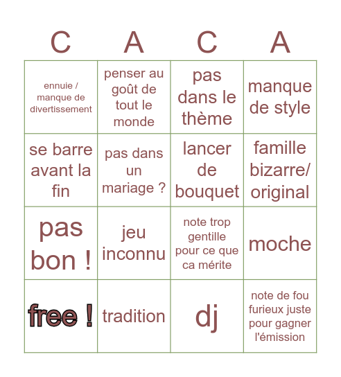 4MPULM Bingo Card