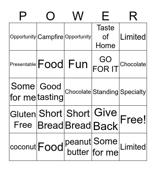 COOKIE TIME IS HERE! Bingo Card