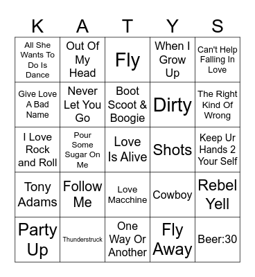Soundtrack Of C.O Bingo Card