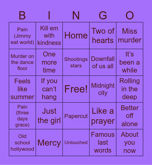 Everyone keep going up to Narin, saying “seriously thank you for what you did by the way” and don’t explain any further, just leave her slightly confused Bingo Card