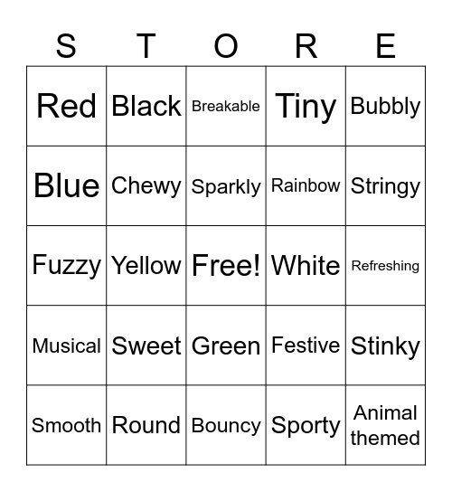 Find something... Bingo Card