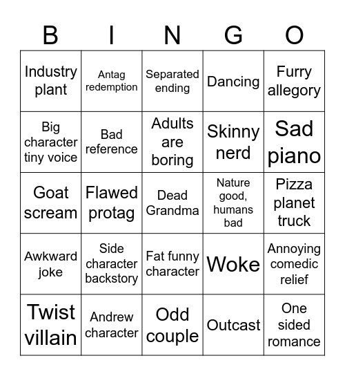 Hoppers Bingo Card