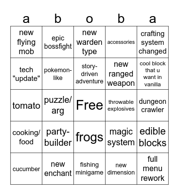 mc2026 1st april Bingo Card