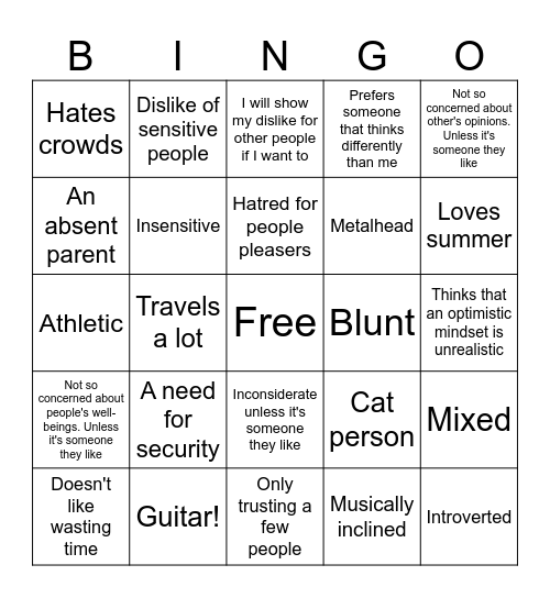 Nathabolical Bingo Card