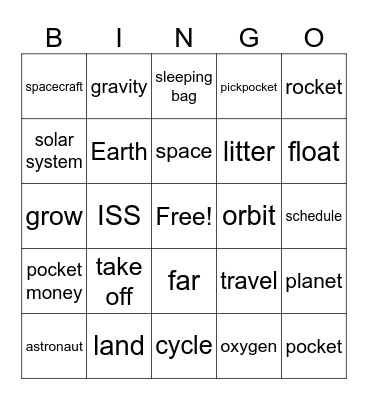 Look 6 Bingo Card