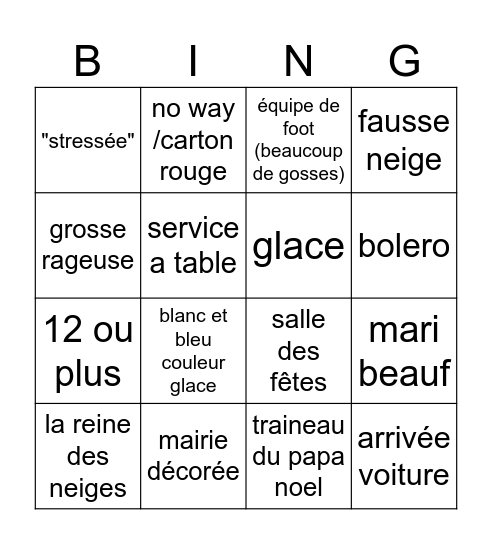 hivernal / 95 / 20k Bingo Card