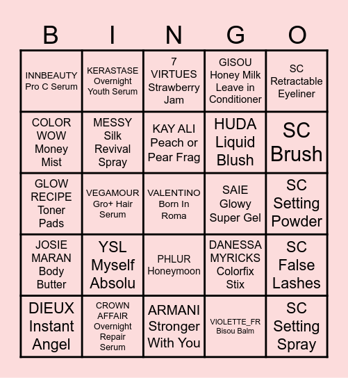 MULTIWORLD BINGO! Bingo Card