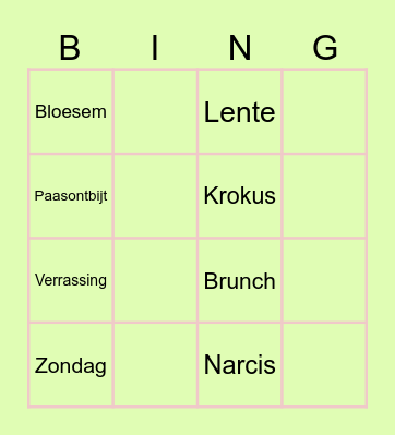 ParenBingo Card