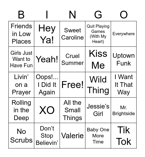 Spelling Bee Bingo Card