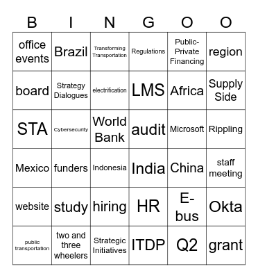 HQ+Global Staff Meeting April 2026 Bingo Card