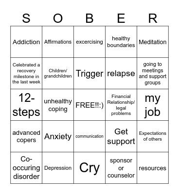 doula Bingo Card