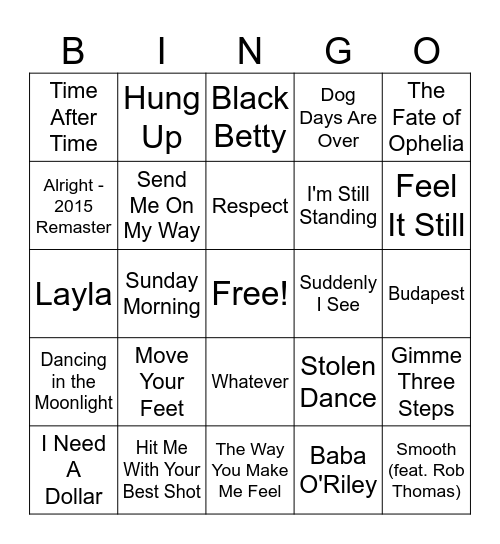 53MB Round 1 Bingo Card