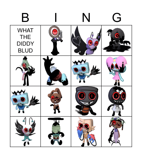 Twisted Bingo Card