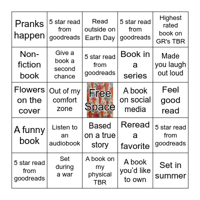 April Attractions Bingo Card