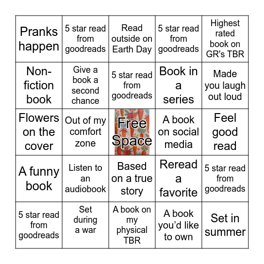 April Attractions Bingo Card