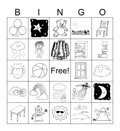 ESL KidStuff Review Lesson: Let's have fun! Bingo Card