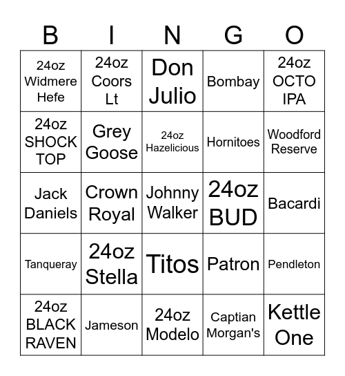 RIDGE _________________________ Bingo Card