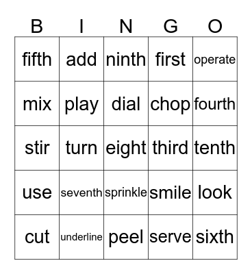 Amaze 4 Chapter 10, 2 Bingo Card