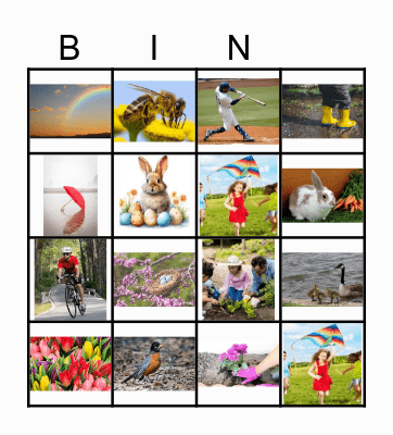 Spring BINGO! Bingo Card