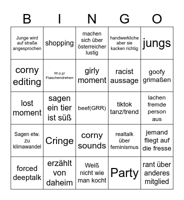 Untitled Bingo dani Bingo Card