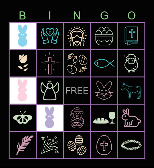 Easter Bingo Card