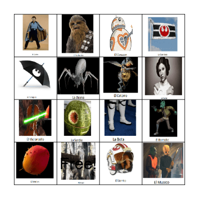Loteria Bingo Card