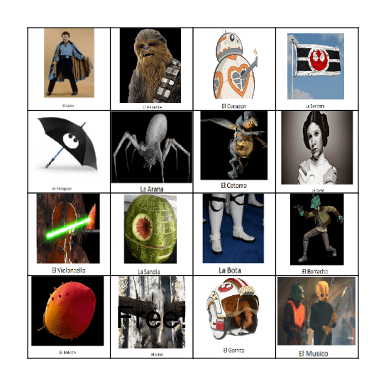 Loteria Bingo Card