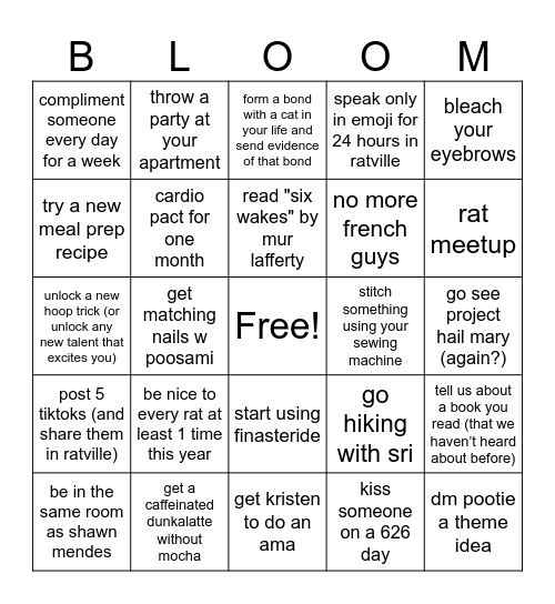 ben touch grass Bingo Card